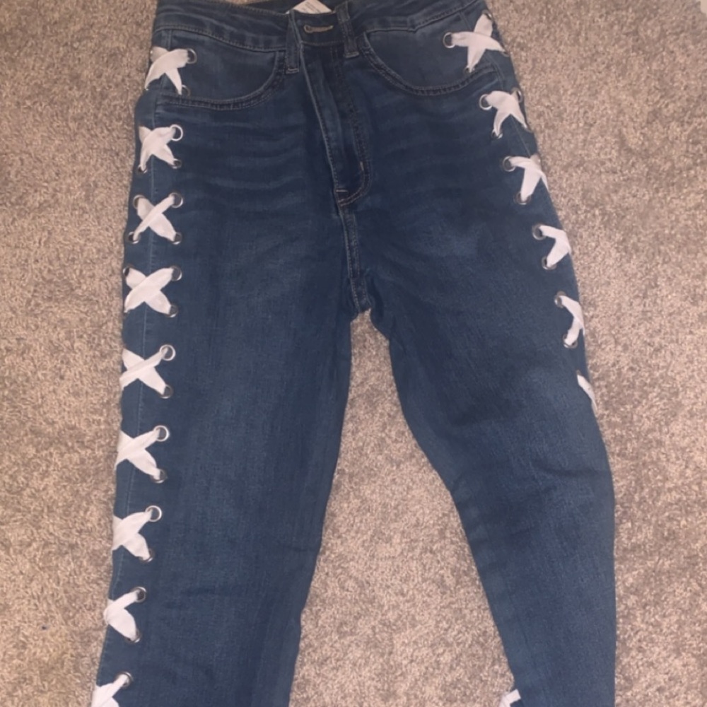 H&M laced jeans NEVER WORN